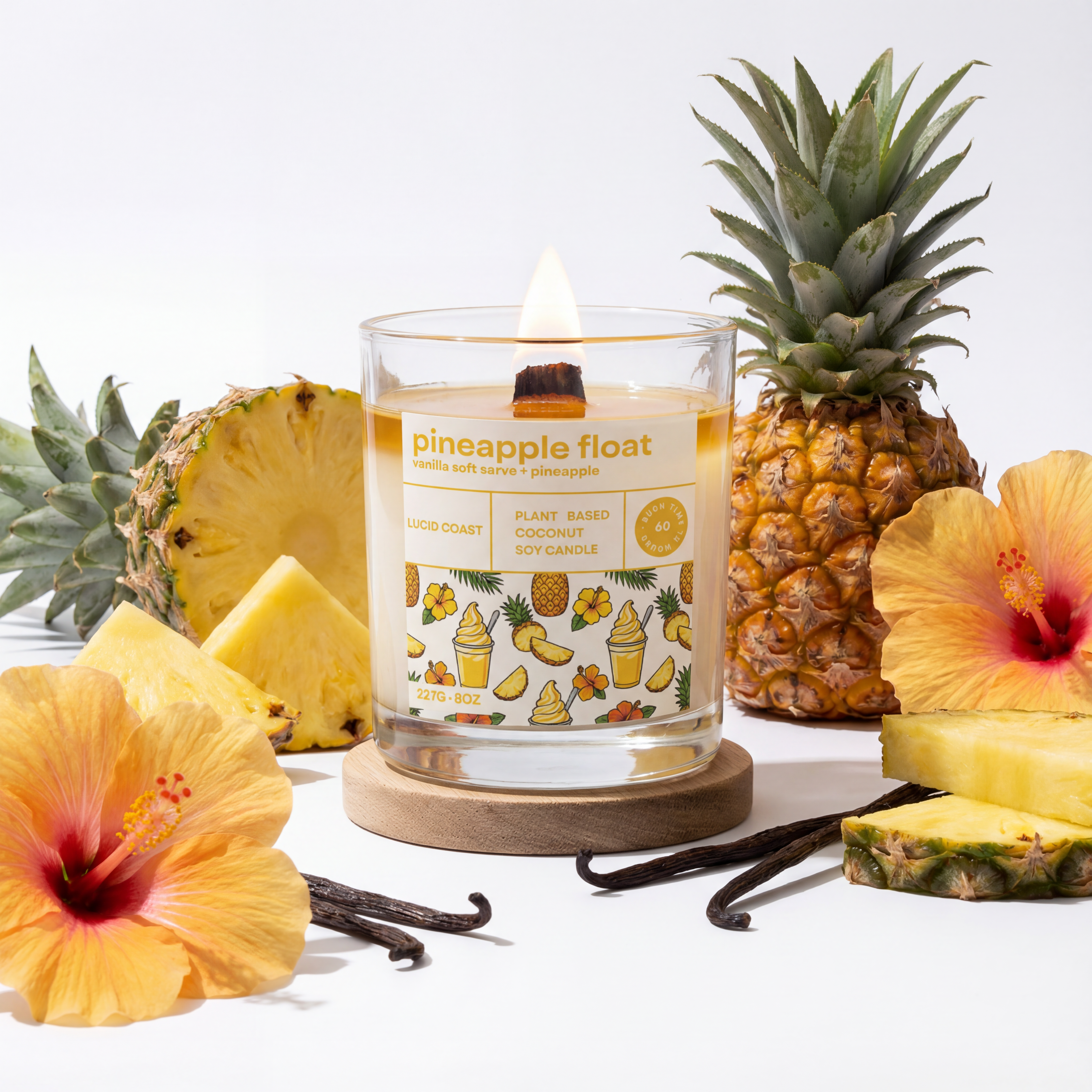 Pineapple Float Candle