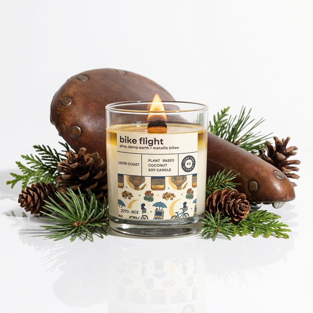 Bike Flight Candle - ET Inspired