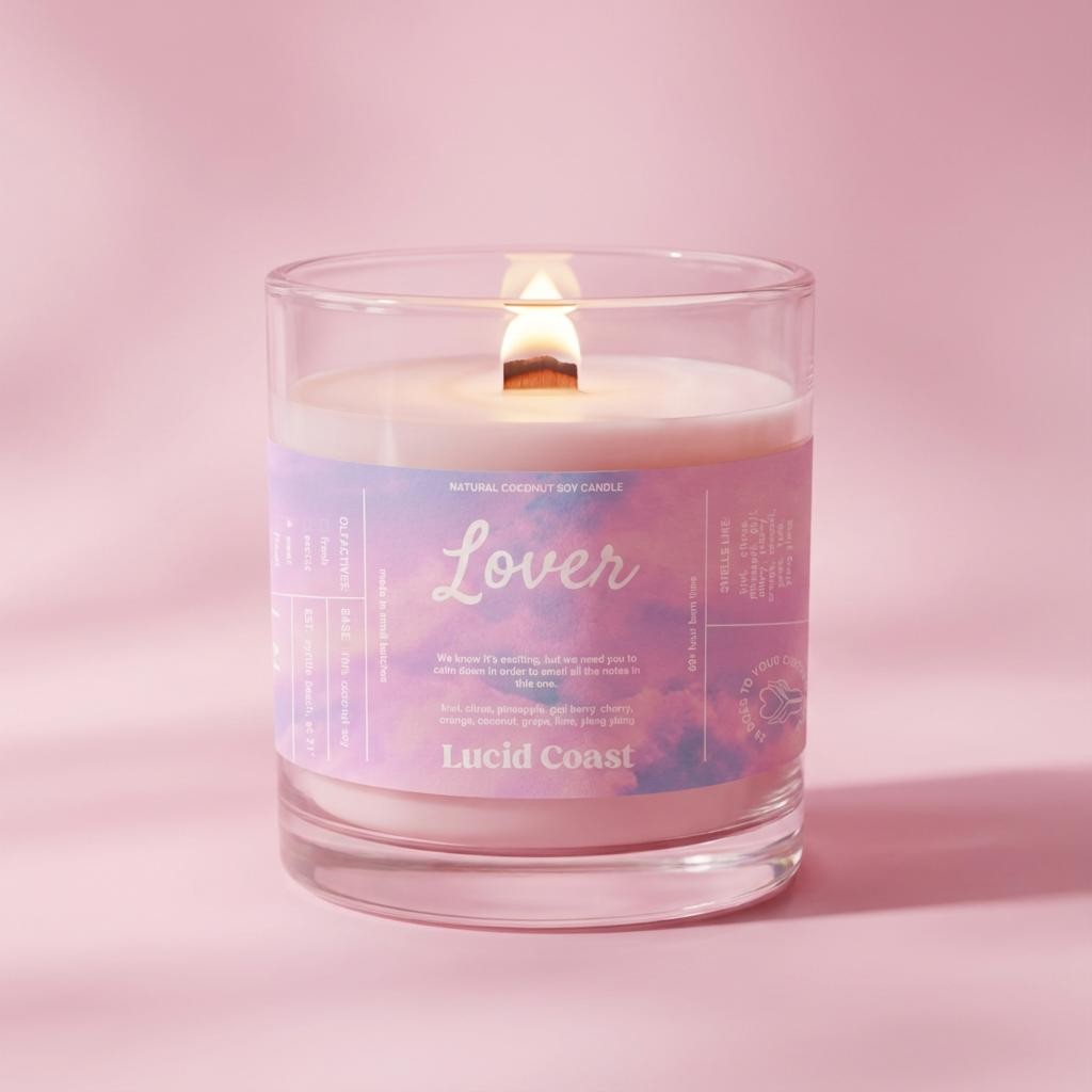 Lover Candle | Coconut Soy Lotion Candle