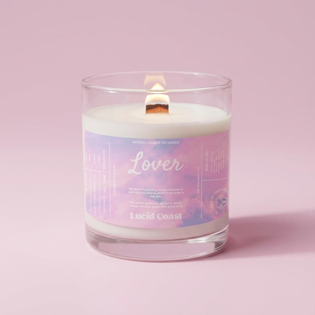 Lover Candle | Coconut Soy Lotion Candle