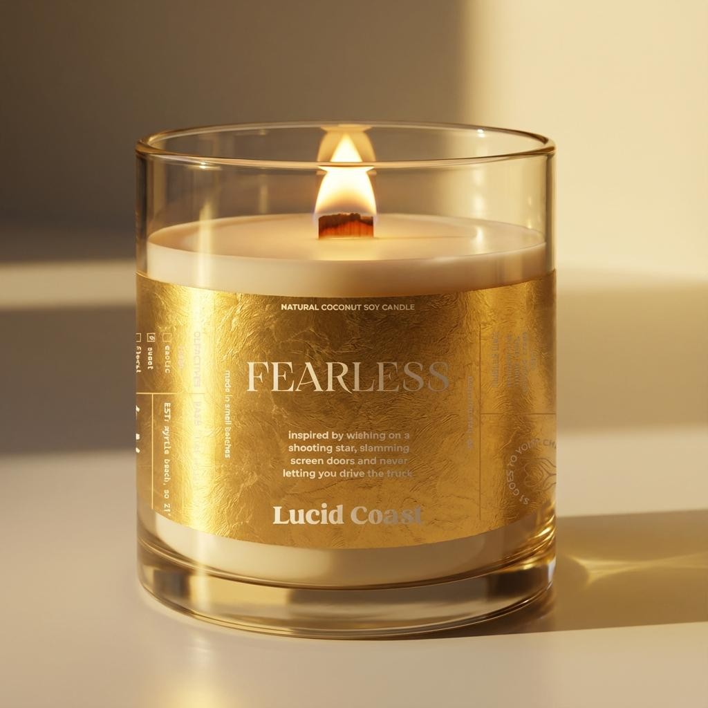 Fearless Candle | Coconut-Soy Lotion Candle