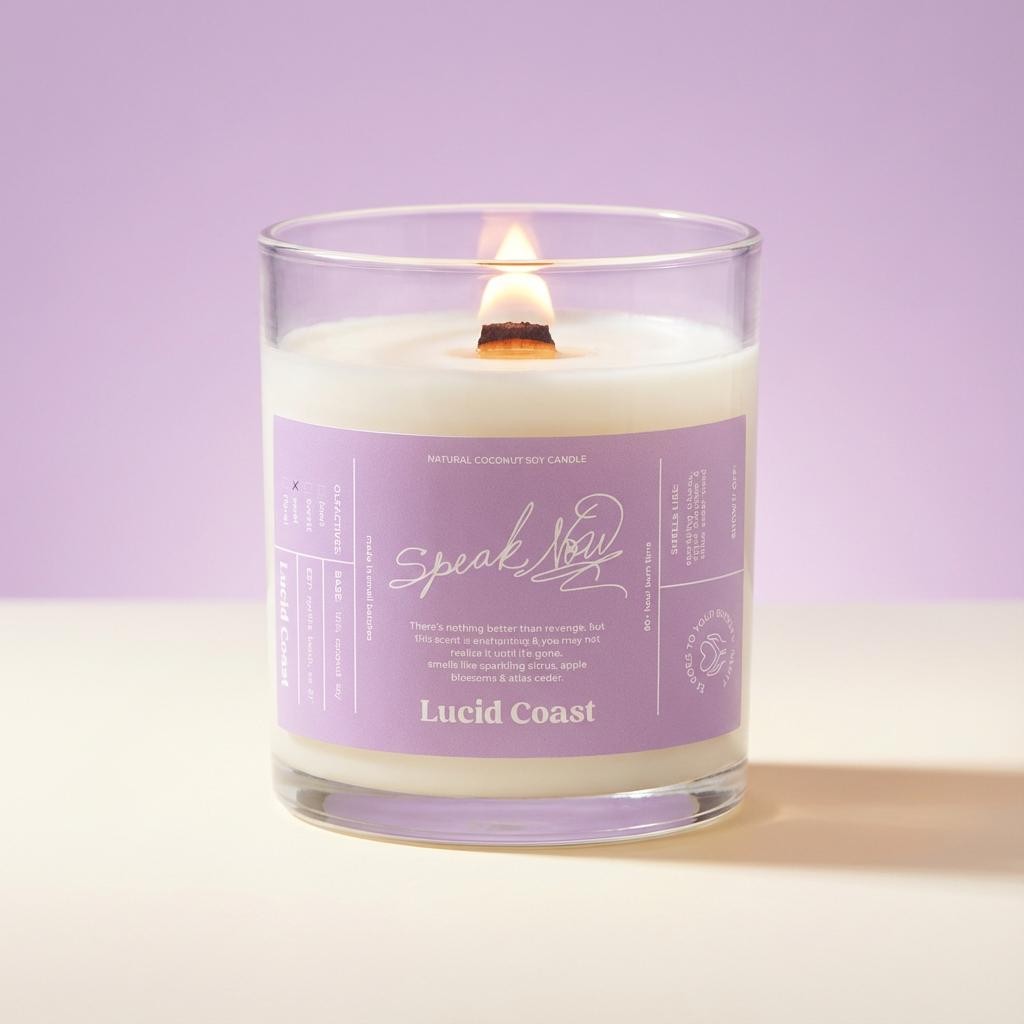 Speak Now Candle | Coconut Soy Lotion Candle