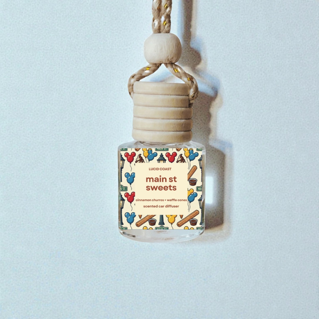 Scented Car Air Freshener - Long Lasting Car Diffuser