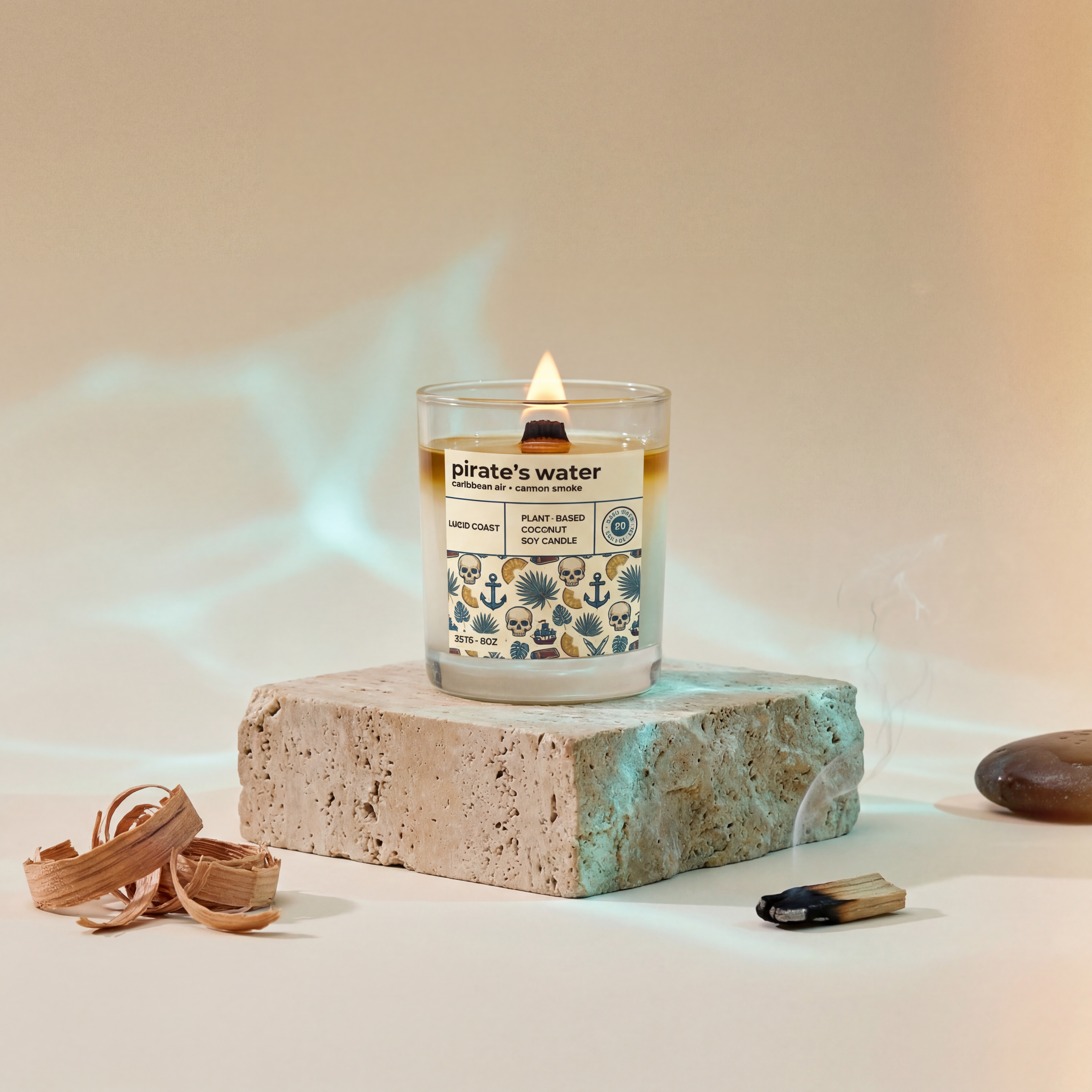 Pirate's Water Candle