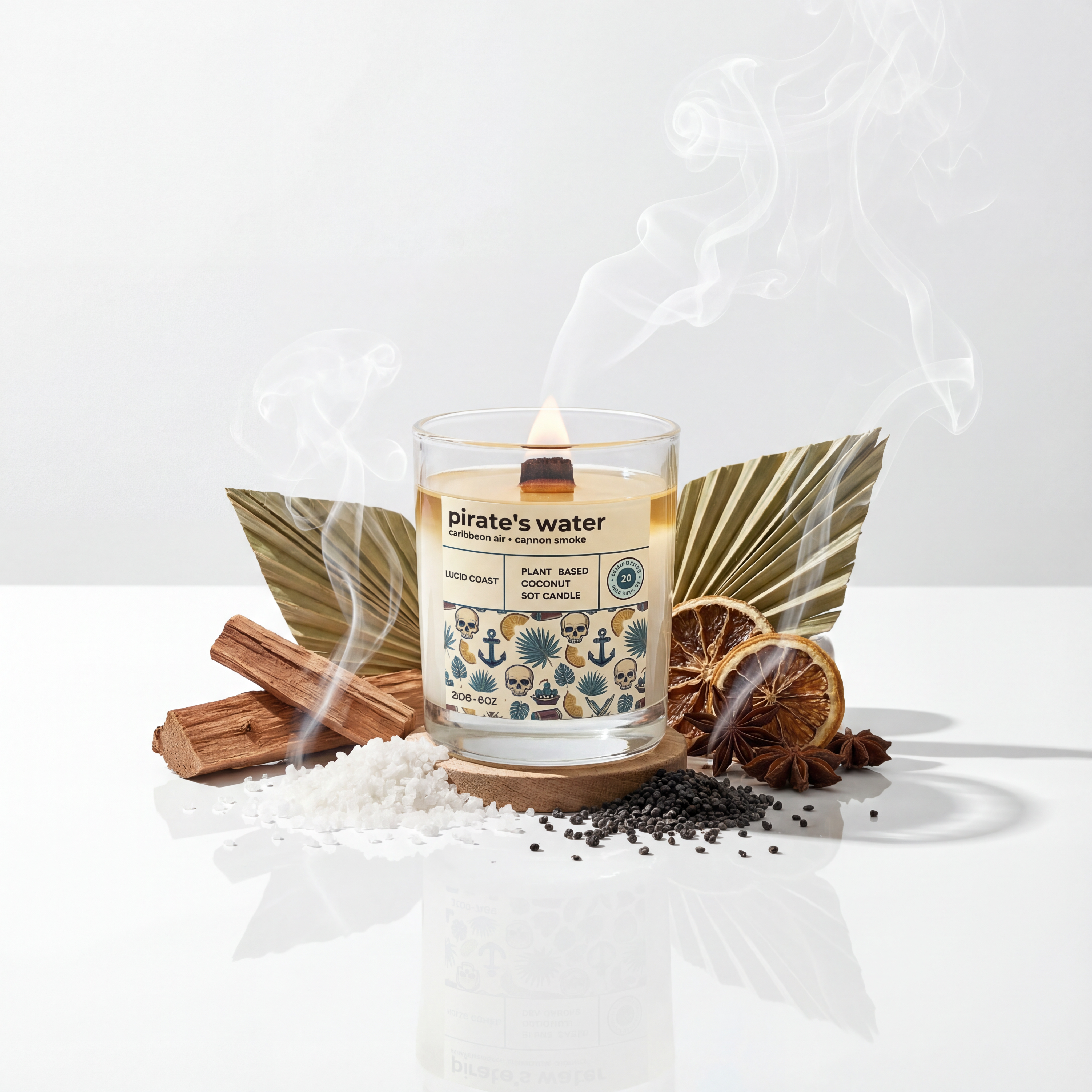 Pirate's Water Candle