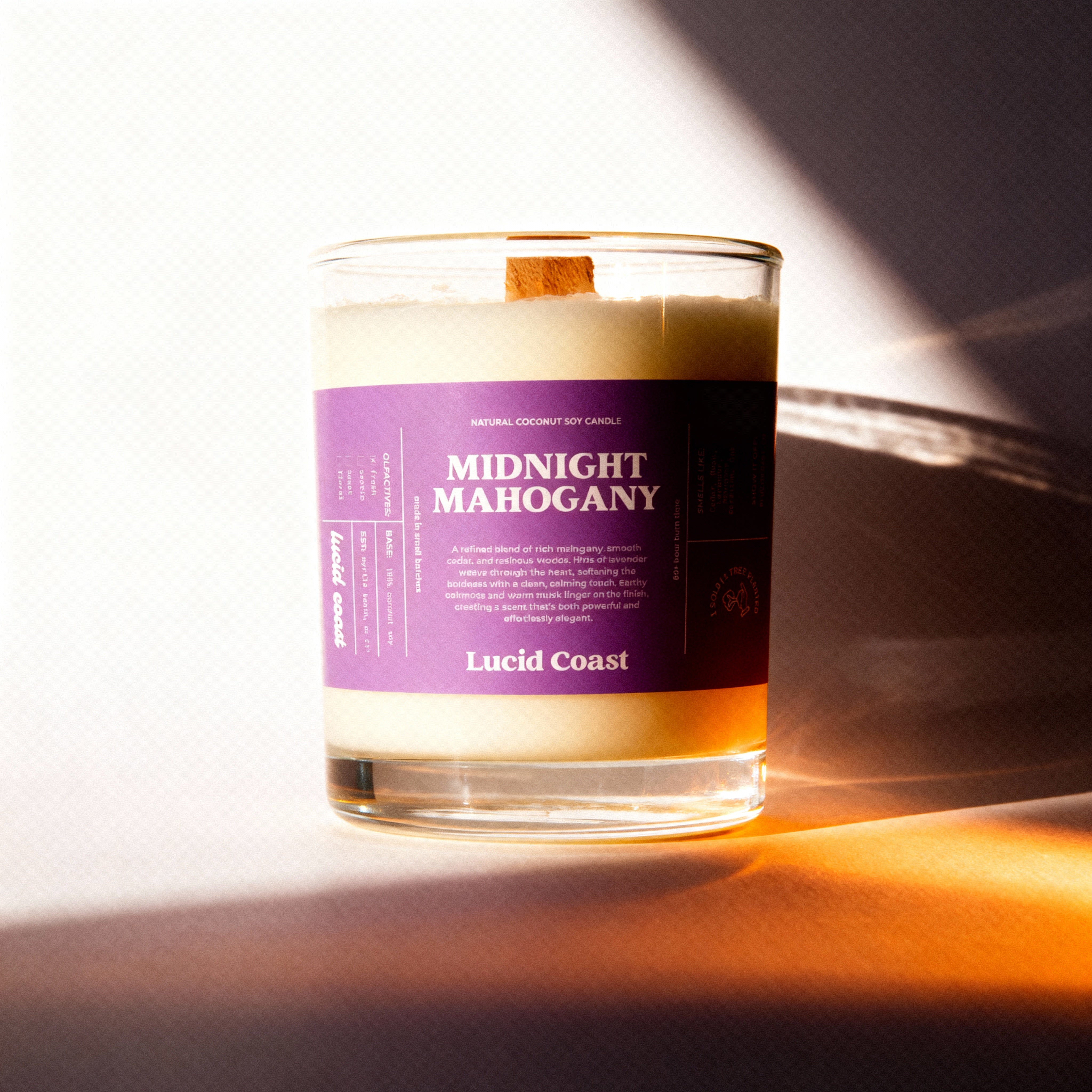 Midnight Mahogany Massage Candle