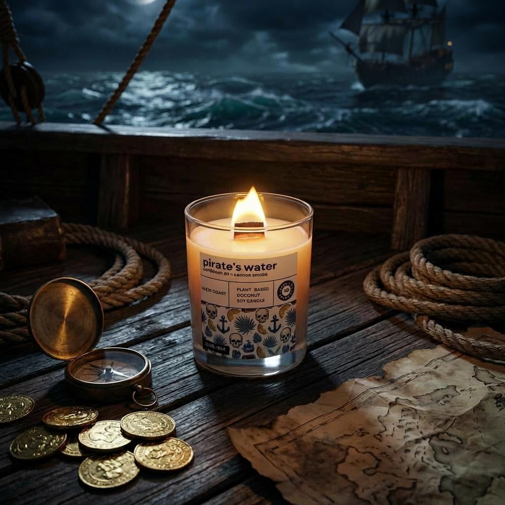 Pirate's Water Candle