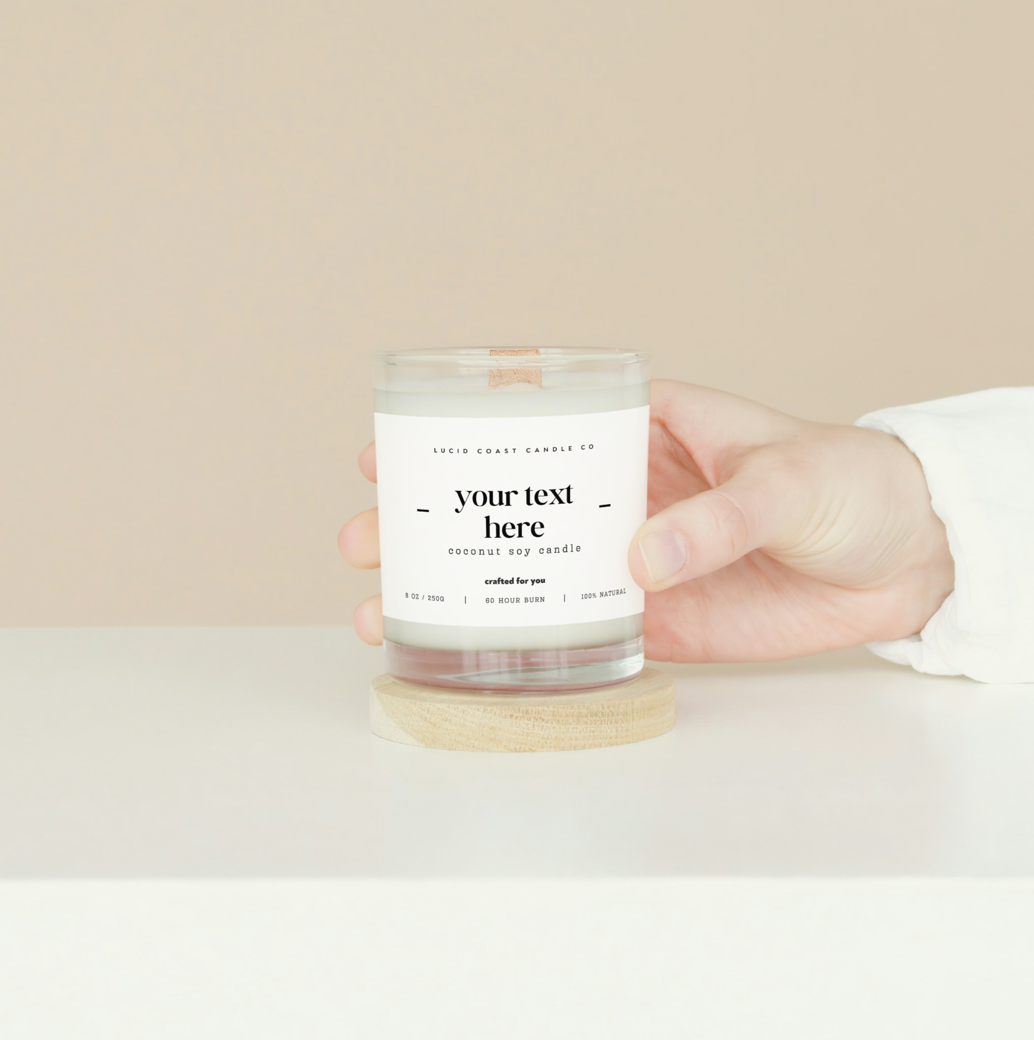 Personalized Custom Massage Candle